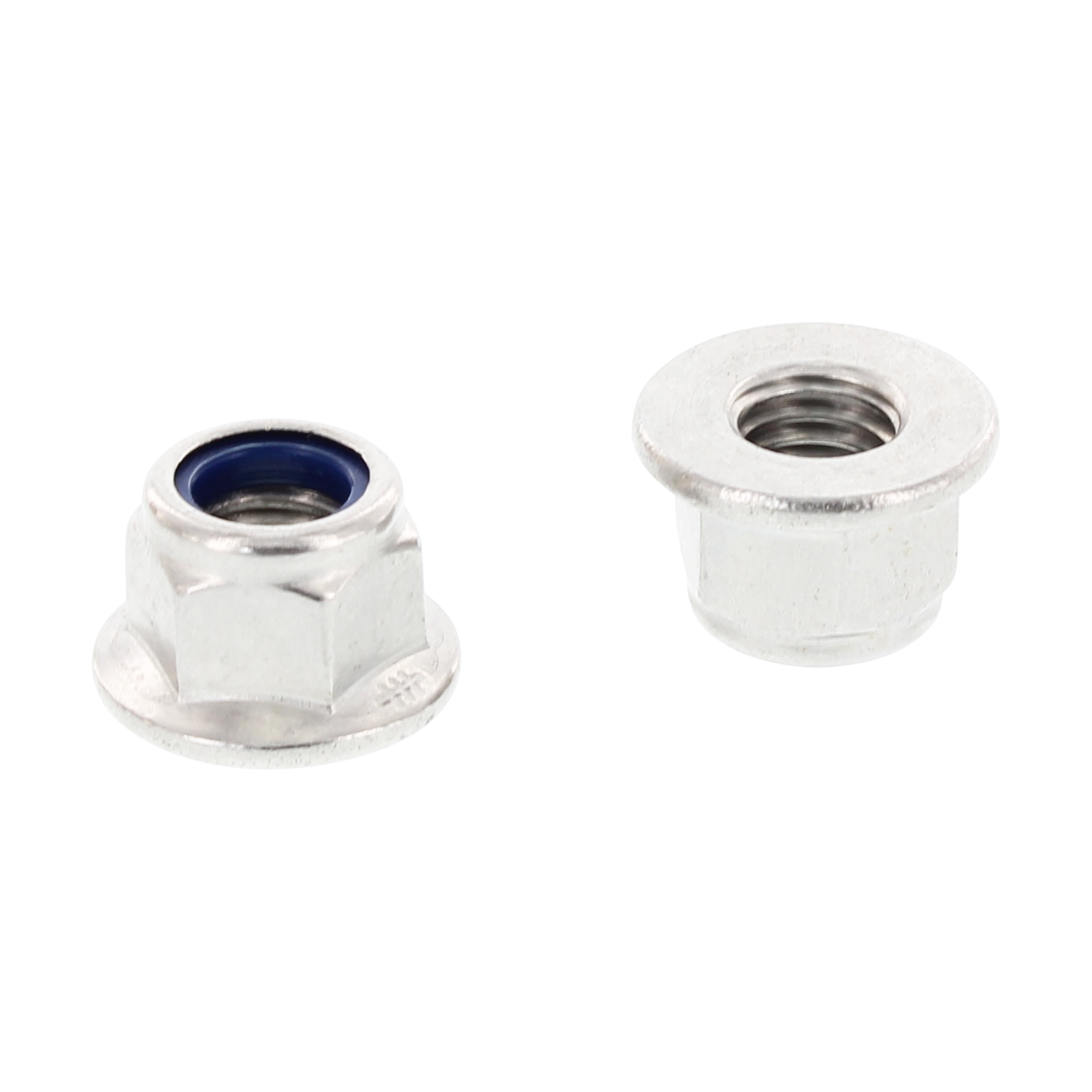 LÅSEMUTTER MED NYLONRING OG FLENS DIN 6926 SYREFAST A4 LÅSEMUTTER MED NYLONRING OG FLENS DIN 6926 SYREFAST A4